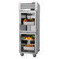 Turbo Air PRO-26-2R-G-N(-L) 28 3/4" 1 Section Glass Door Reach-In Refrigerator