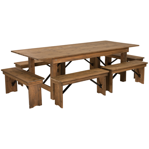 Flash Furniture XA-FARM-3-GG Dining Table
