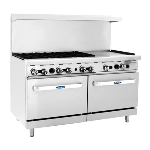 Atosa AGR-6B24GR-NG 60" 6 Burner Gas Restaurant Range
