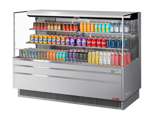 Turbo Air TOM-72L-UF-S-3S-N 70 3/4" Open Air Merchandiser