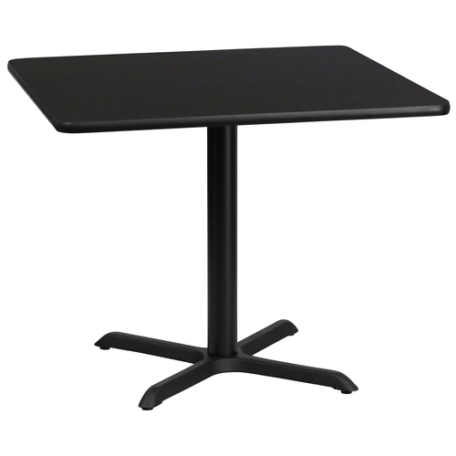 Flash Furniture XU-BLKTB-3636-T3030-GG Dining Table