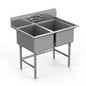 Winholt WS2T1818 43" Compartment Sink