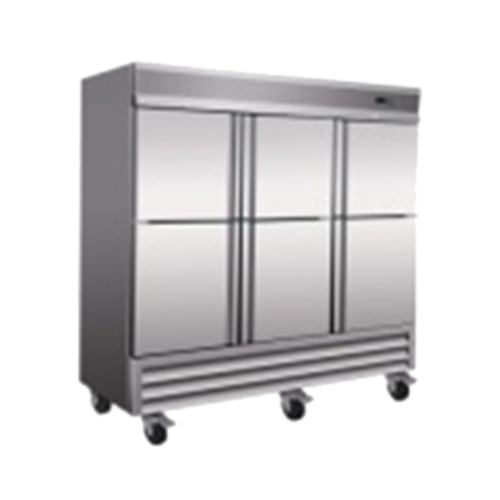 Entree CF3-6HD-DV-HC 81" Solid Door Reach-In Freezer