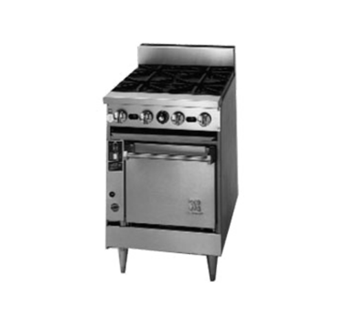 Jade Range JBR-2-12G 24" Gas Restaurant Range