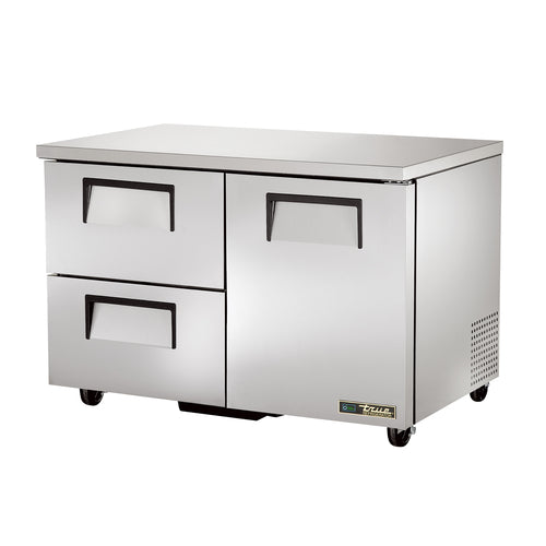 True TUC-48D-2-HC 48 3/8" Solid Door Undercounter Refrigerator