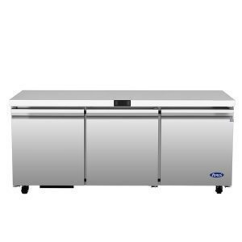 Atosa AUR72SD 72 5/8" Solid Door Undercounter Refrigerator