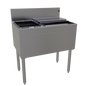 Glastender CBA-30L 30" Underbar Ice Bin / Cocktail Station