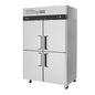 Turbo Air M3F47-4-N 51 7/8" 2 Section Solid Door Reach-In Freezer