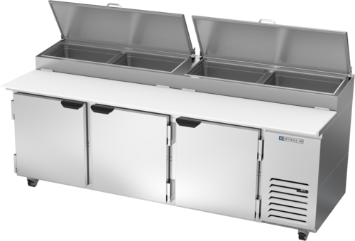 Beverage-Air DP93HC 93" 3 Doors Pizza Prep Table