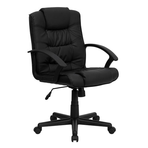Flash Furniture GO-937M-BK-LEA-GG 26 1/2" Dining Chair