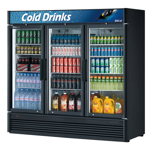 Turbo Air TGM-72SD-N 78" 3 Section Refrigerated Merchandiser