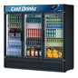 Turbo Air TGM-72SD-N 78" 3 Section Refrigerated Merchandiser