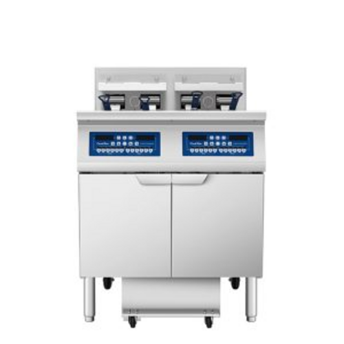 Atosa AEFF-50-2 34" (2) 50 lb Electric Fryer Battery