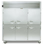 Traulsen G31001 76 1/4" 3 Section Solid Door Reach-In Freezer