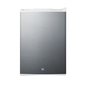 Summit FF31L7BISS 17" Solid Door Undercounter Refrigerator