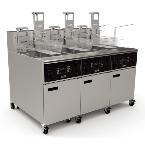 Giles EOF-20/20/20 65 1/2" Electric Fryer Battery