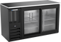Beverage-Air BBN58HC-GS-B 58" Glass Door Back Bar Cooler