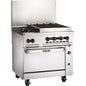 Vulcan 36S-2B24CBN 36" 2 Burner Gas Restaurant Range