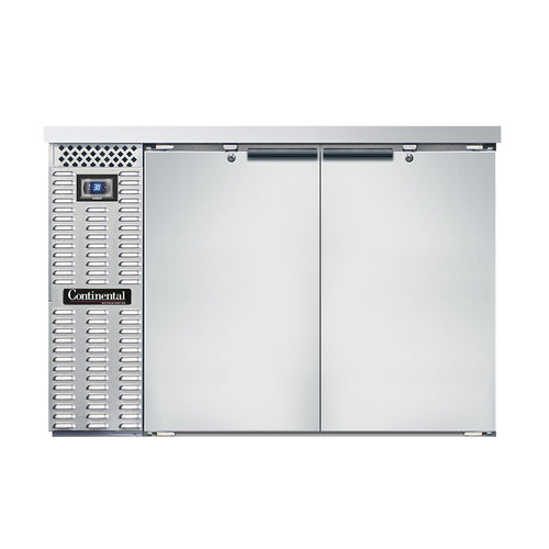 Continental Refrigerator BB50SNSS 50" Solid Door Back Bar Cooler
