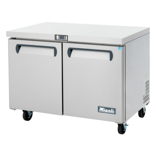 Migali C-U48F-HC 48 1/4" Solid Door Undercounter Freezer