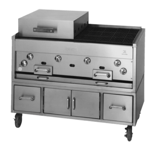 Jade Range KC-48-RAD 48" Gas Countertop Charbroiler