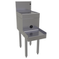Glastender DBSA-12 12" Underbar Ice Bin / Cocktail Station