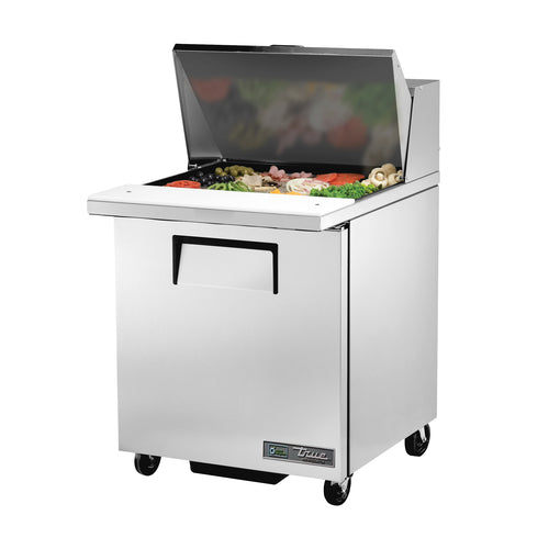 True TSSU-27-12M-C-HC 27 5/8" 1 Door 12 Pan Mega Top Sandwich / Salad Prep Table
