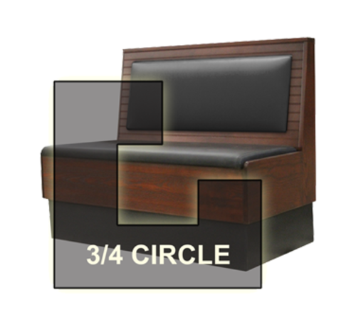 DM Seating DBWPS-42-PAD-34 Booth