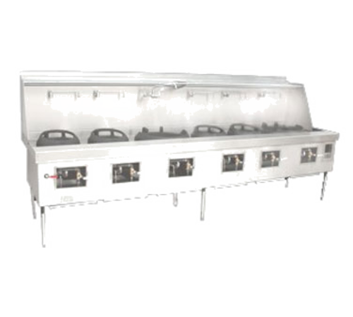 Town Y-6-STD 138" Gas Wok Range
