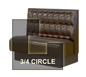 DM Seating DBTS-48T-34 Booth