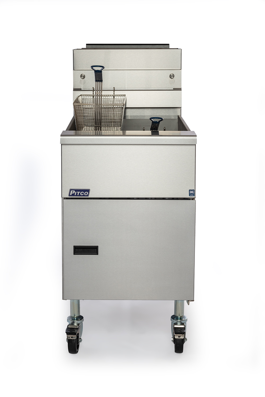 Pitco SE18 19 5/8" 90 lb Electric Floor Fryer