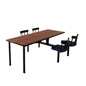 Plymold CEIS004DECOADA 80" Indoor Cluster Seating Unit