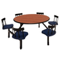 Plymold JURD006DECO 98 3/4" Indoor Cluster Seating Unit