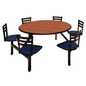 Plymold JURD006DEQU 94 1/4" Indoor Cluster Seating Unit