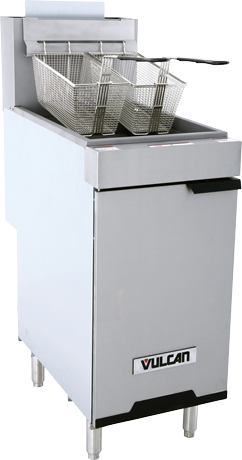 Vulcan LG300 15 1/2" 40 lb Gas Floor Fryer